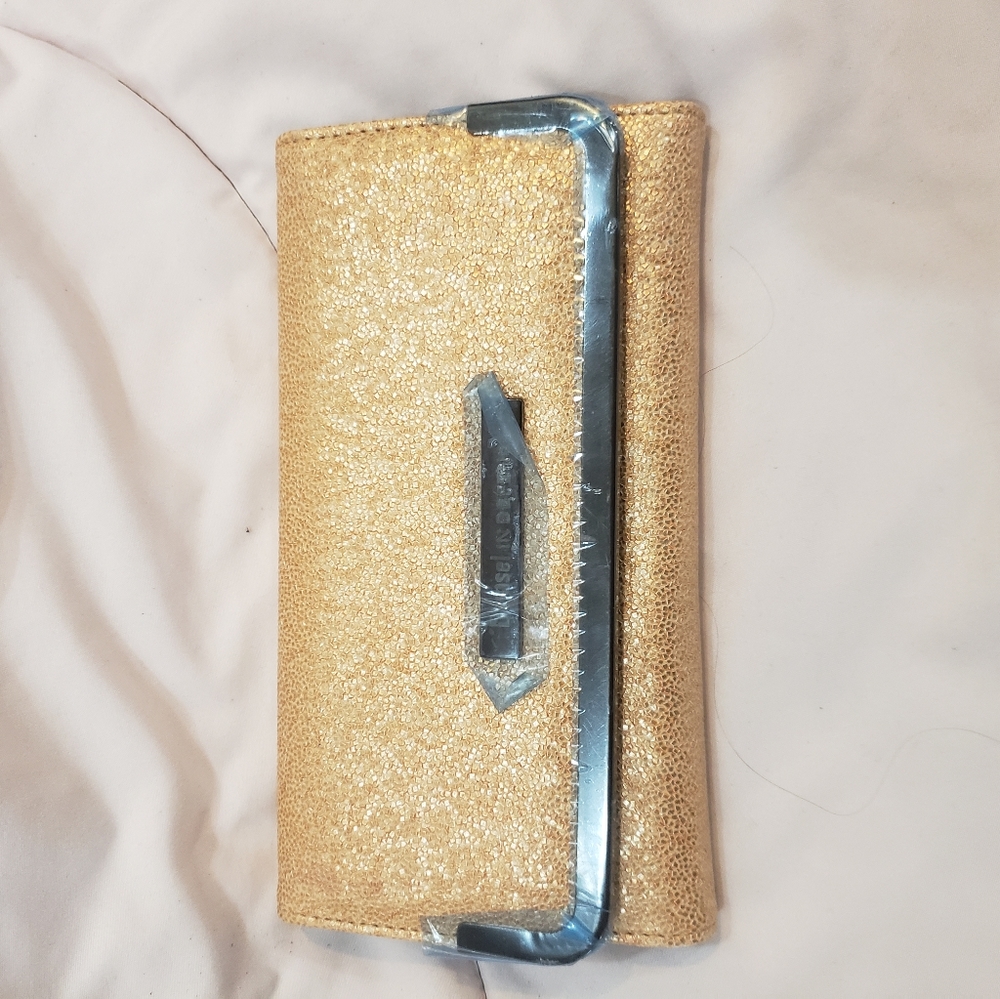 Soft Shelly Gold RFID Wallet - Damsel in Defense